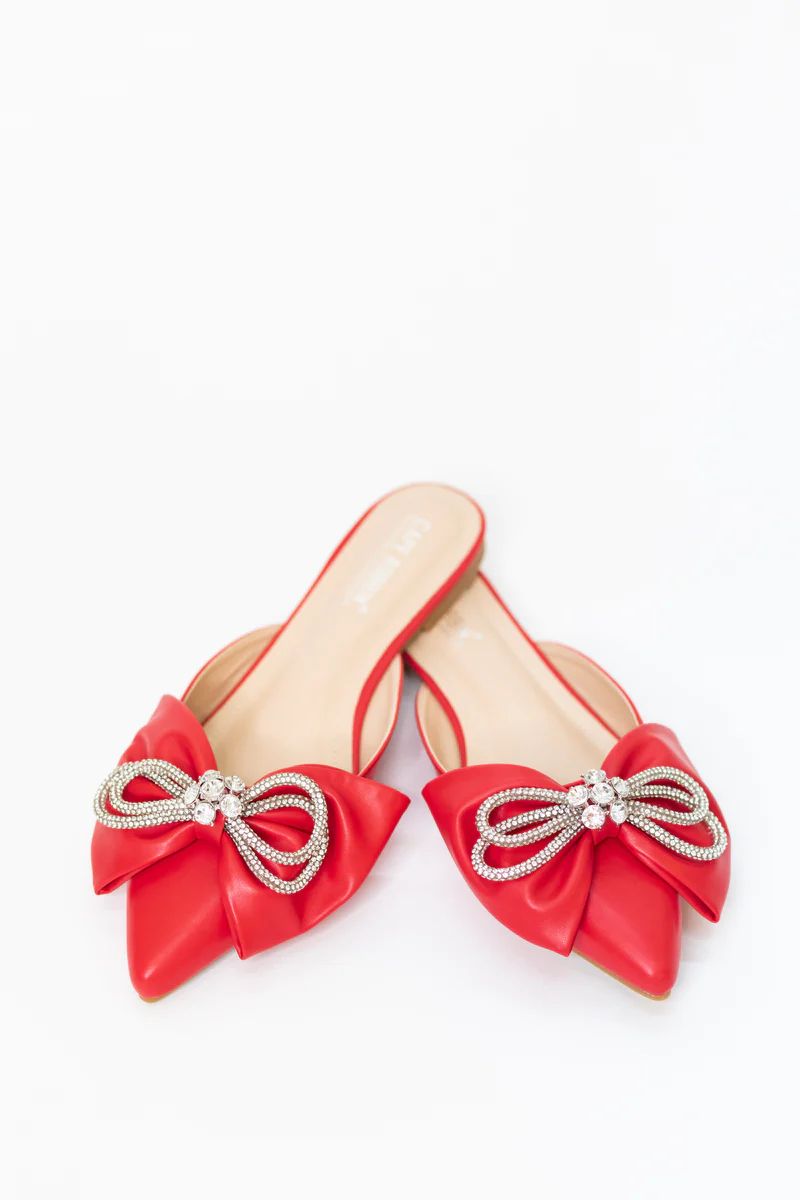 Angelina Flats- Red | Avara