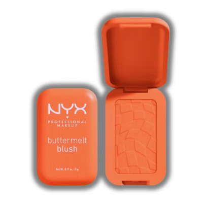 NYX Professional Buttermelt Blush - BMBL03 Sooner The Butta Shimmering Tangerine - 0.17 oz (PACK OF 2) | Target