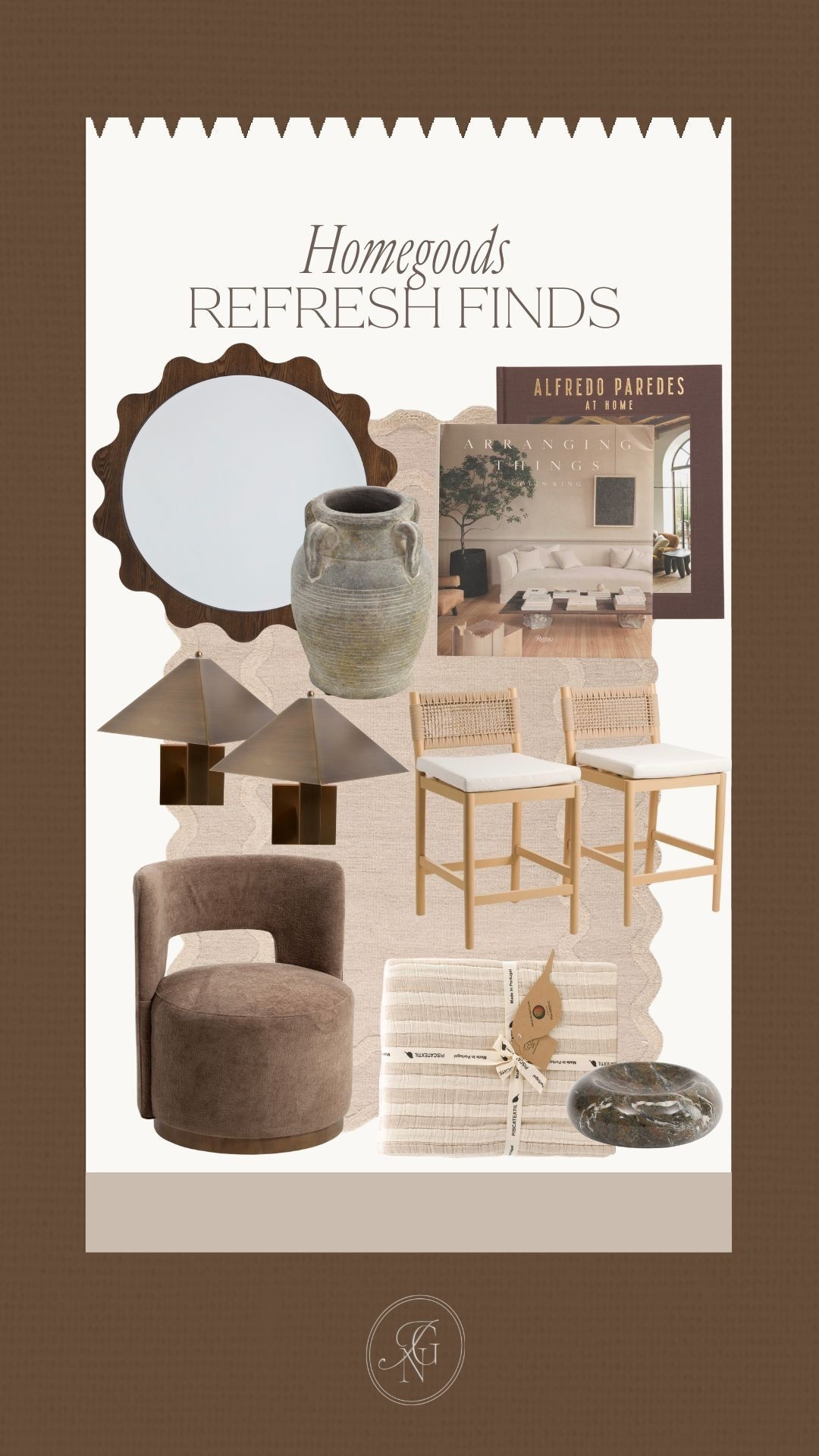 New Marshall’s  finds 🤎 these are perfect to refresh your home after the holidays 

#marshalls #homegoods #homedecor #homerefresh #arearug #mirror #brownchair #swivelchair #throw #lamps #vase #modernirganic #moodyhome

#LTKFindsUnder50 #LTKFindsUnder100 #LTKHome