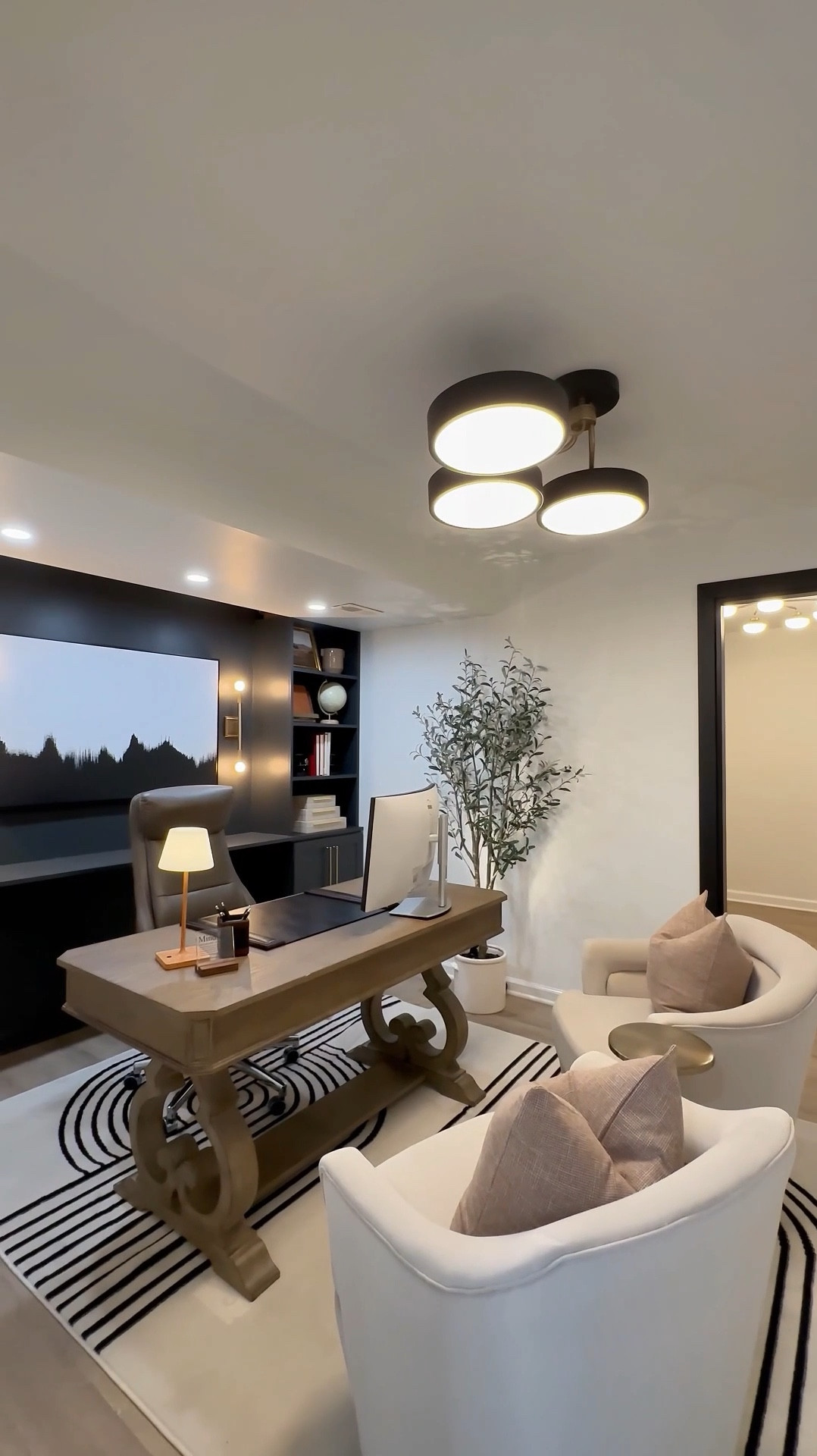 One of my fave design projects is our den/ hubbys office! Here’s a closer look of the before & after home office transformation!

#LTKHome #LTKSaleAlert