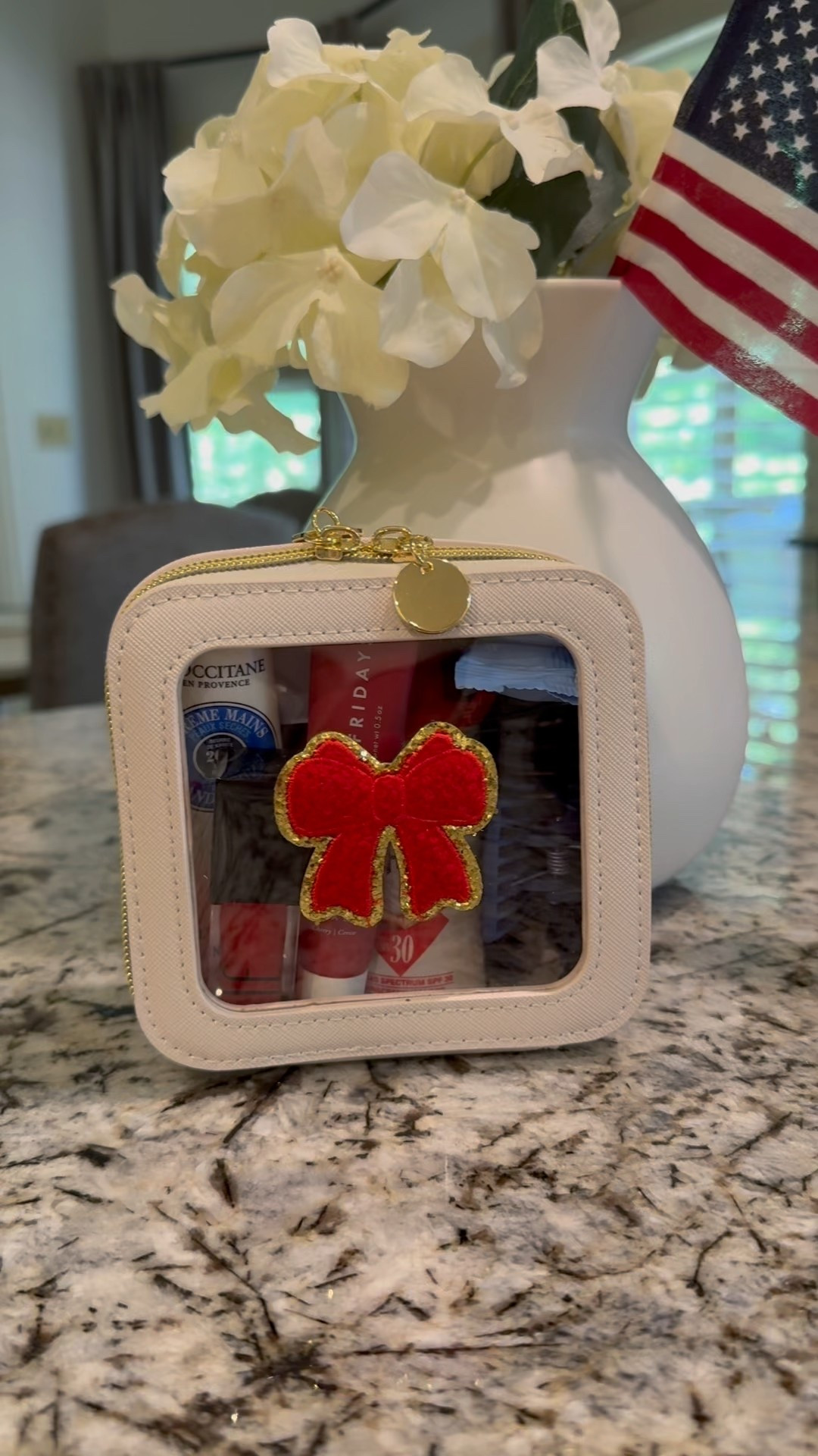 Making a Red, White & Blue makeup bag for Summer! Travel size, beauty favorites, lip gloss, hand cream, sunscreen, beach bag

#LTKSummerEdit #LTKBeauty #LTKFindsUnder50
