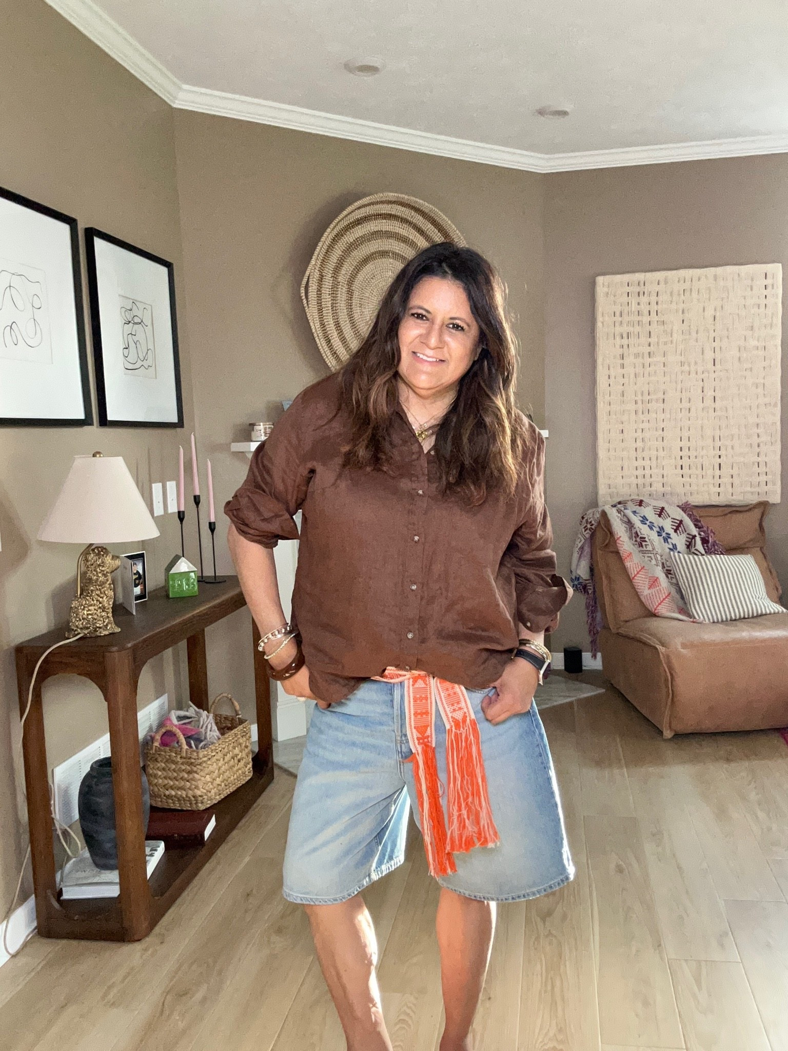 Elevating a basic outfit with a fun belt. This one is sold out, but I’ve linked similar below.

#LTKootd #LTKOver40 #LTKMidsize