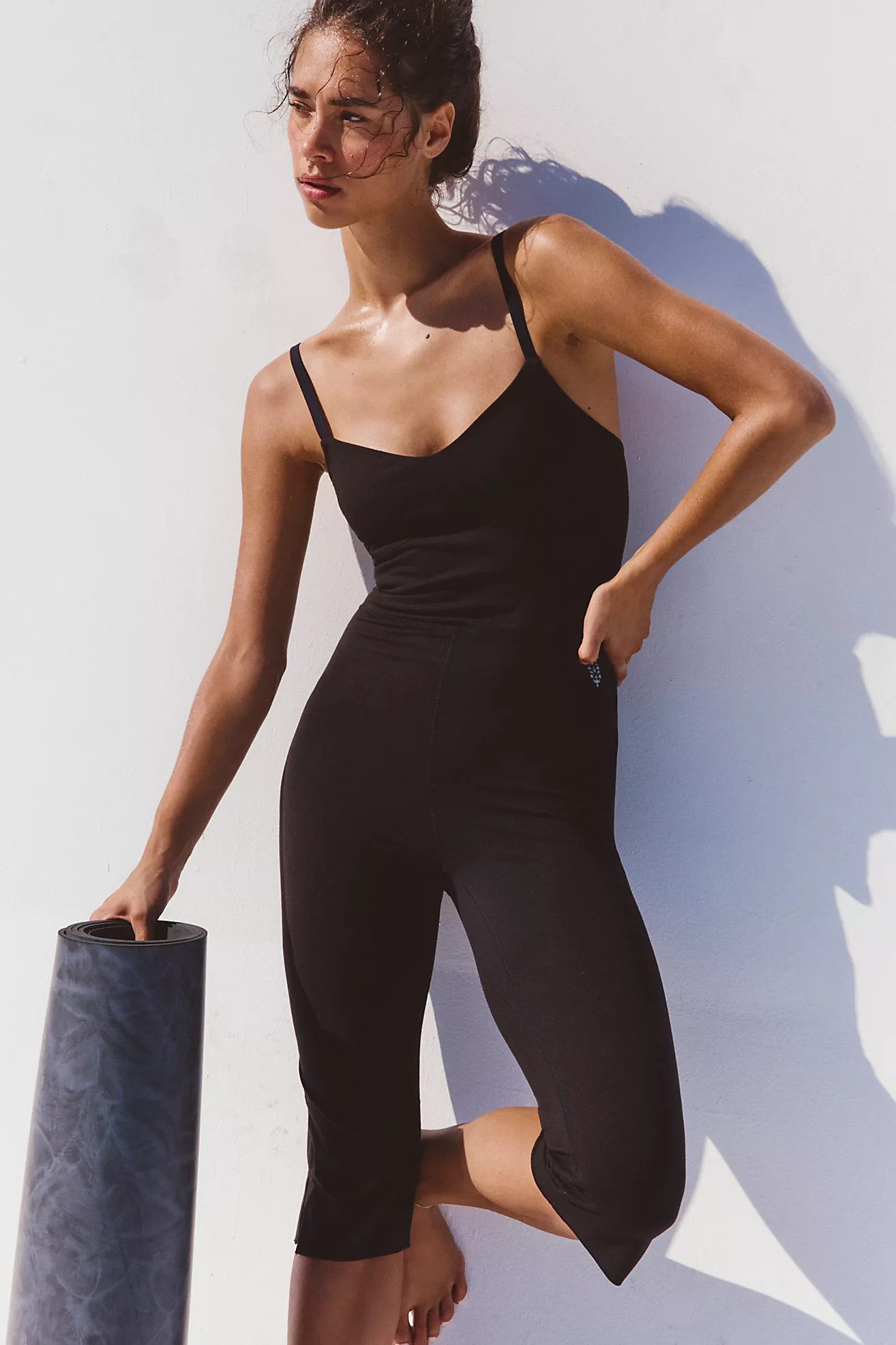 Sharp Turn Cropped Onesie | Free People (Global - UK&FR Excluded)