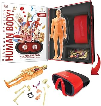 Abacus Brands Virtual Reality Human Body Gift Box- Illustrated Interactive VR Book and STEM Learn... | Amazon (US)