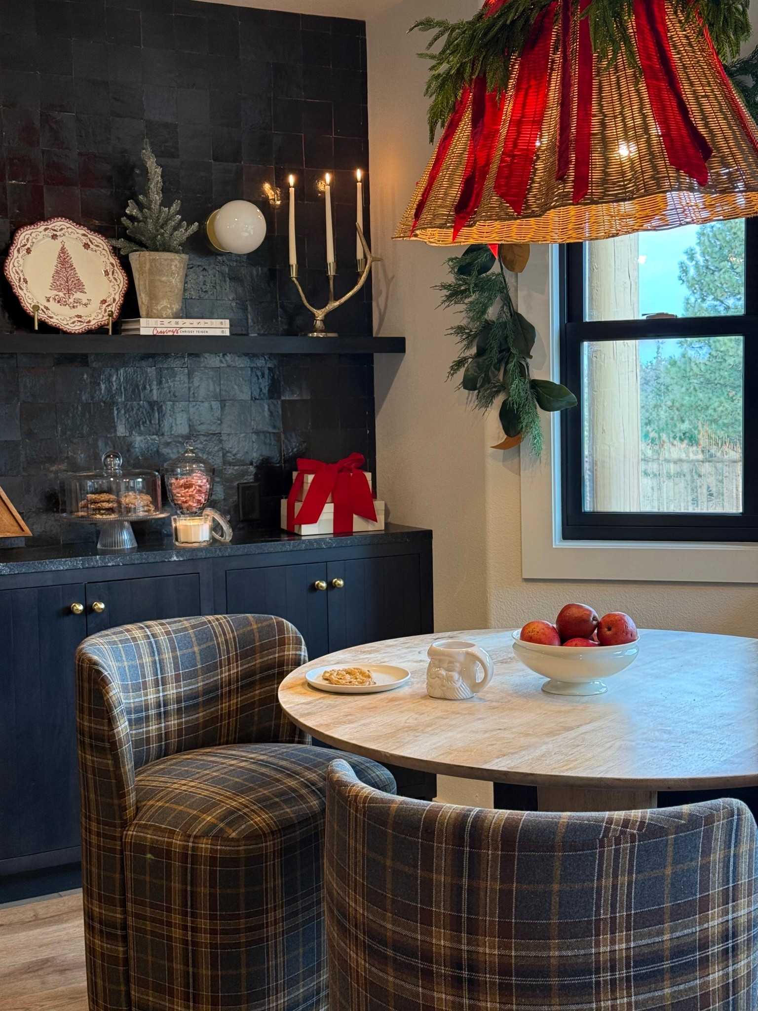 Our kitchen dining nook is holiday ready! Shop these fabulous plaid new chairs heree

#LTKHome #LTKSeasonal #LTKHoliday
