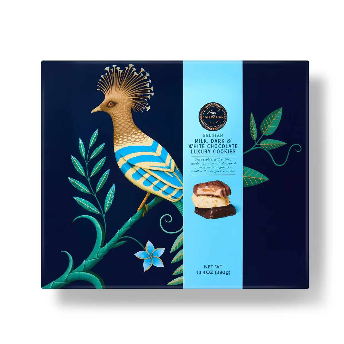 M&S Collection Belgian Christmas Chocolate Luxury Cookies - 13.4oz | Target