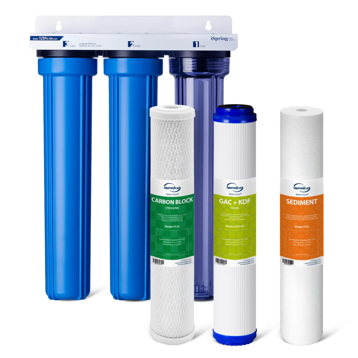 iSpring Heavy Metals Whole House Water Filter System, Reduces Lead, Chloramine, PFAS, Chlorine, S... | Amazon (US)
