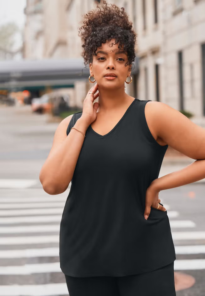 V-Neck Tank | Avenue