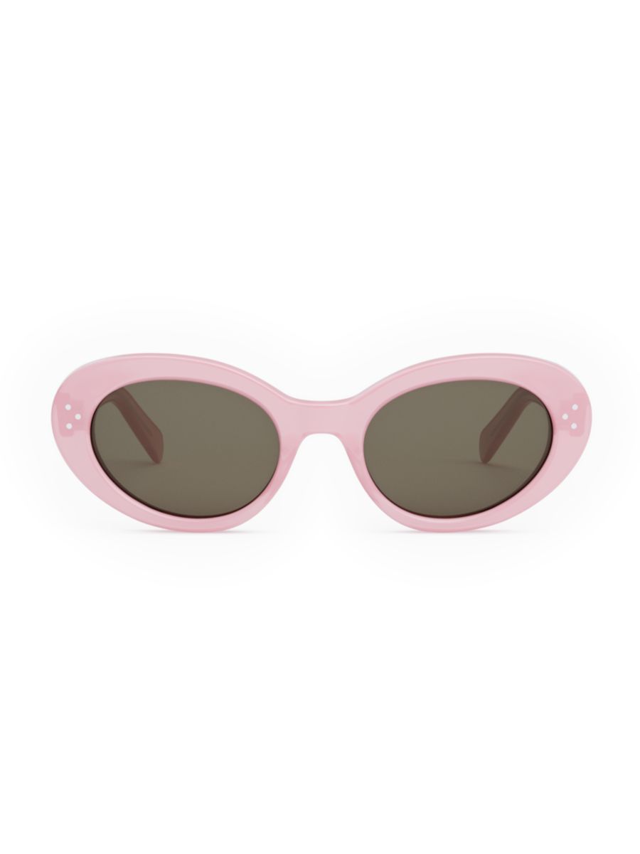Shop CELINE 50MM Oval Sunglasses | Saks Fifth Avenue | Saks Fifth Avenue