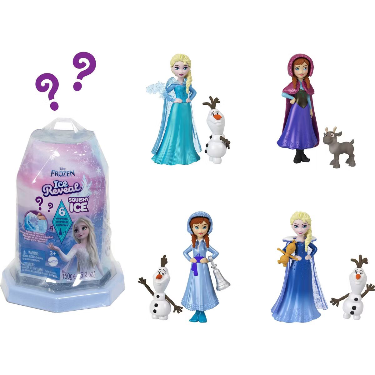 Disney Frozen Ice Reveal Surprise Small Doll with Ice Gel, Character Friend & Play (Dolls May Var... | Target