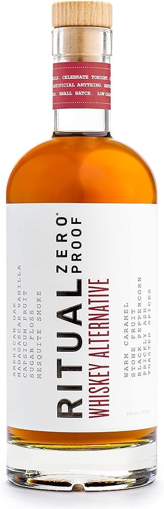 RITUAL ZERO PROOF Whiskey Alternative | Award-Winning Non-Alcoholic Spirit | 25.4 Fl Oz (750ml) |... | Amazon (US)