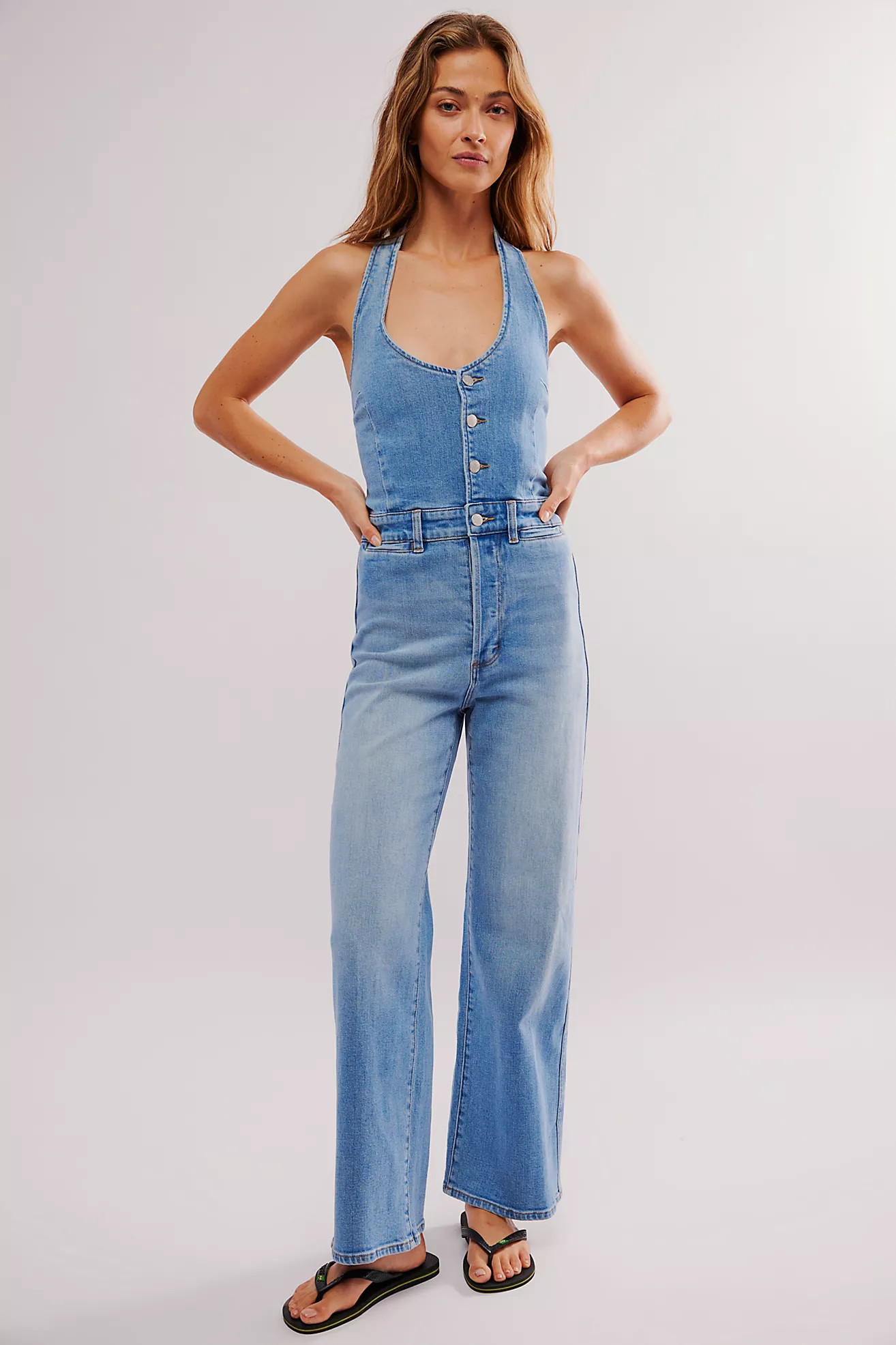 Rolla's Halter Jumpsuit | Free People (Global - UK&FR Excluded)