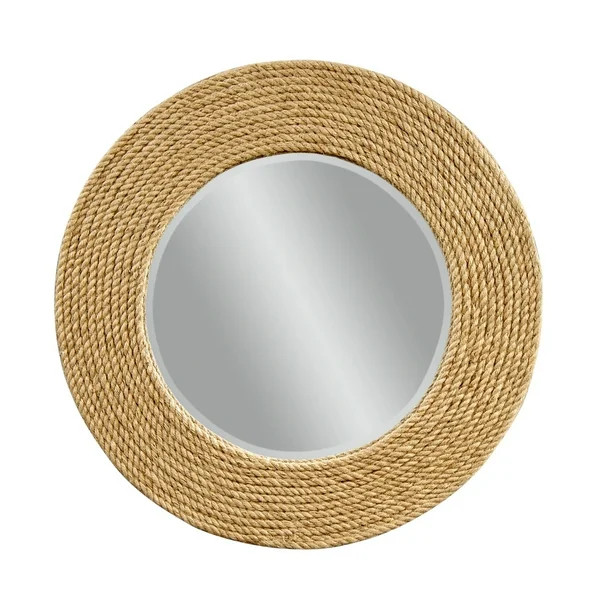 Bassett Palimar Wall Mirror in Sisal Rope Frame | Walmart (US)