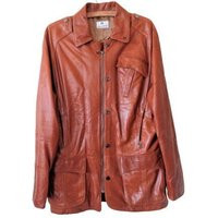 Vintage Aigner Leather Jacket, Tan Genuine Women's Coat, Designer's Casual Outerwear | Etsy (US)