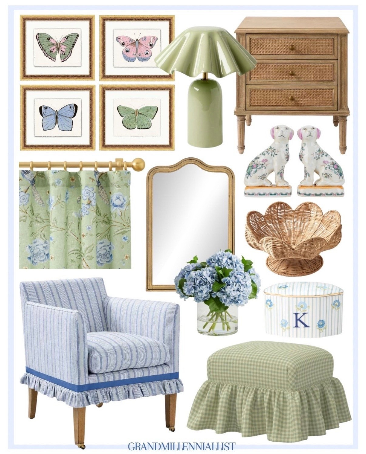 Spring Home Decor ideas!

Butterfly artwork, cane nightstand, ruffled ottoman, ceramic lamp, mirror, hydrangea, staffordshire dogs, Serena & Lily, Target Home, Pottery Barn, Mark & Graham, Caitlin Wilson, Walmart Home

#LTKHome #LTKSeasonal