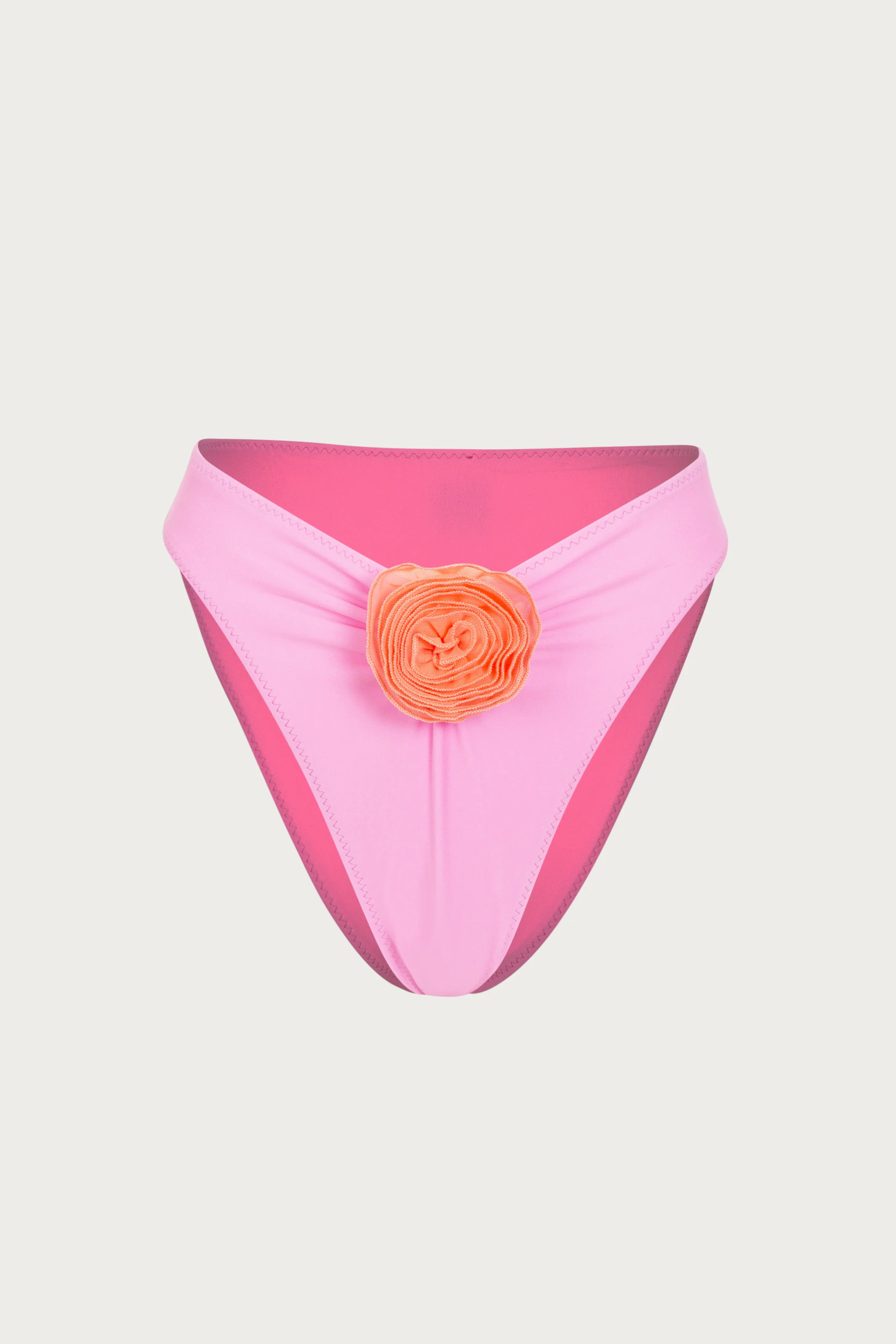 Rose High Rise Bottom (Pink/Pink) | SAME