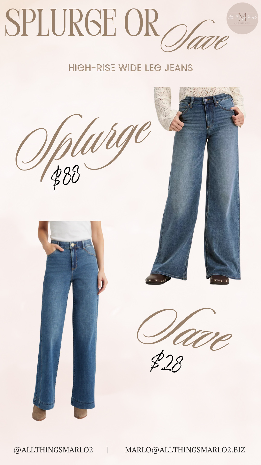 High-Rise Wide Leg Jeans 

 #LTKootd #LTKWorkwear #LTKTravel