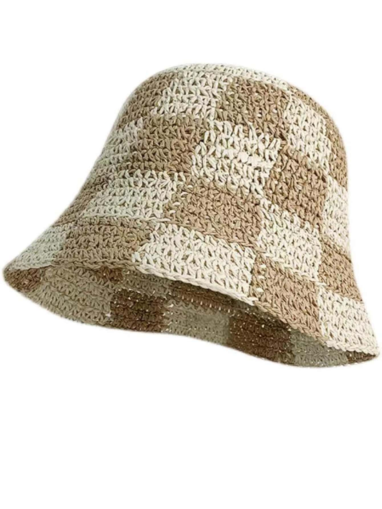 Checkered Pattern Bucket Hat | SHEIN