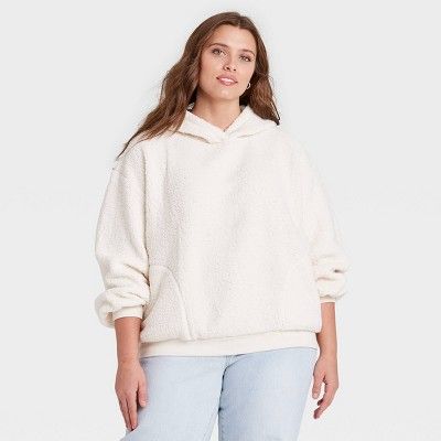 Women's Sherpa Hooded Sweatshirt - Universal Thread™ | Target