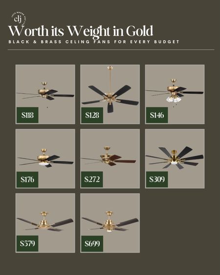 Black & brass ceiling fans for every budget!

#LTKstyletip #LTKfamily #LTKhome