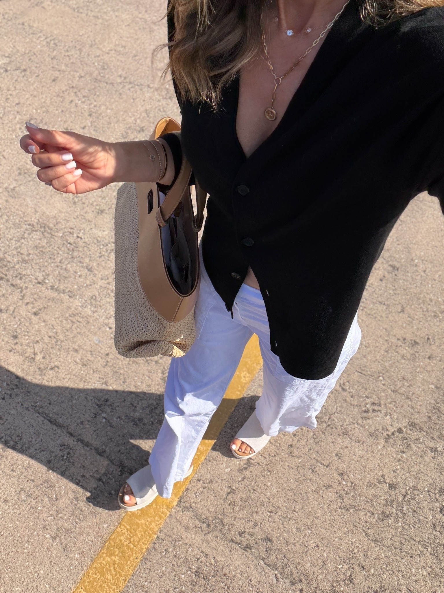 I’m 5’6’’
-sweater is Jenni Kayne but I linked similar from @Quince it’s oversized so XS fits perfectly
-pants TTS @Frank & Eileen 
-bag is linked in my ShopMy https://go.shopmy.us/p-64493375

#LTKOver40 #LTKSeasonal #LTKootd