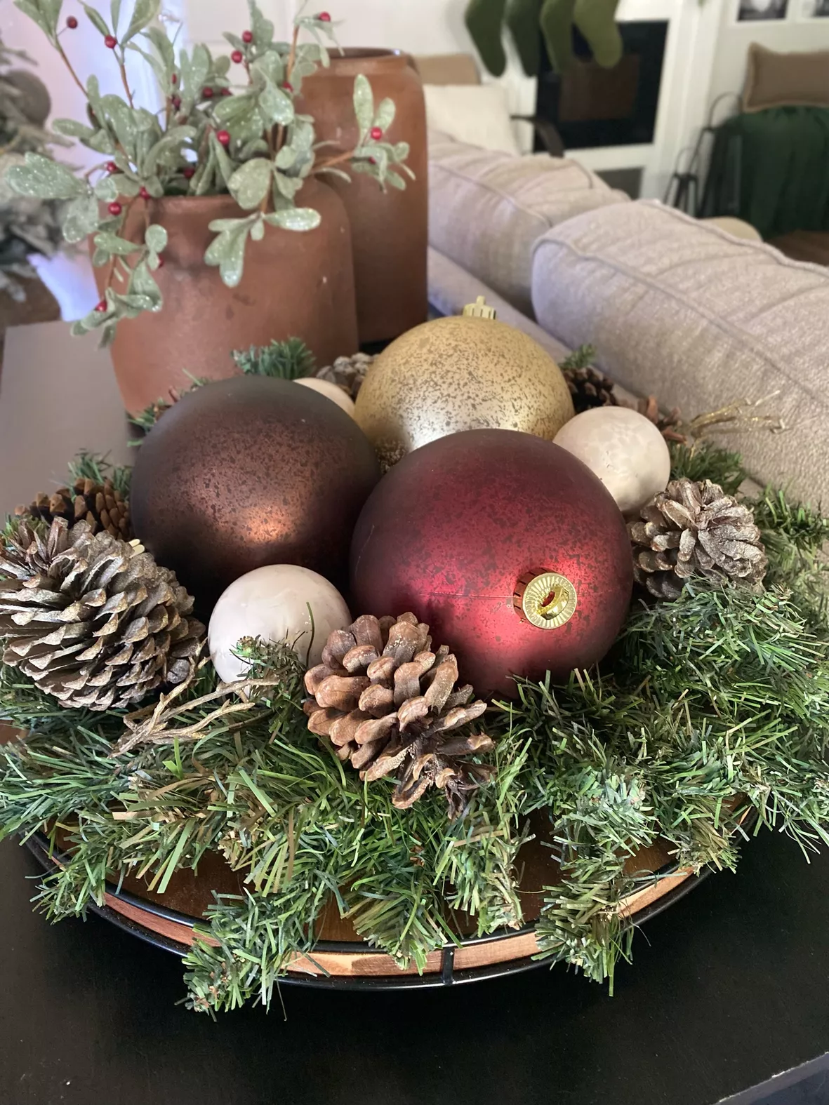 Pottery Barn Christmas - Pinecones and Acorns