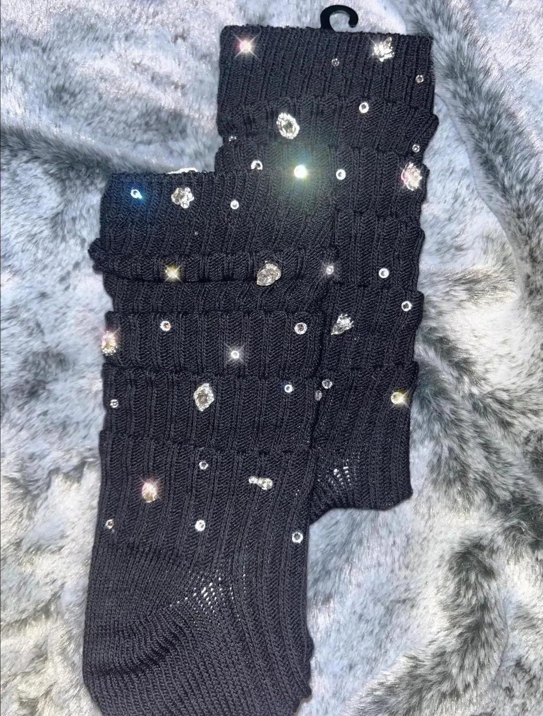 Custom Bedazzled Slouch Socks – Your Style, Your Sparkle! - Etsy | Etsy (US)