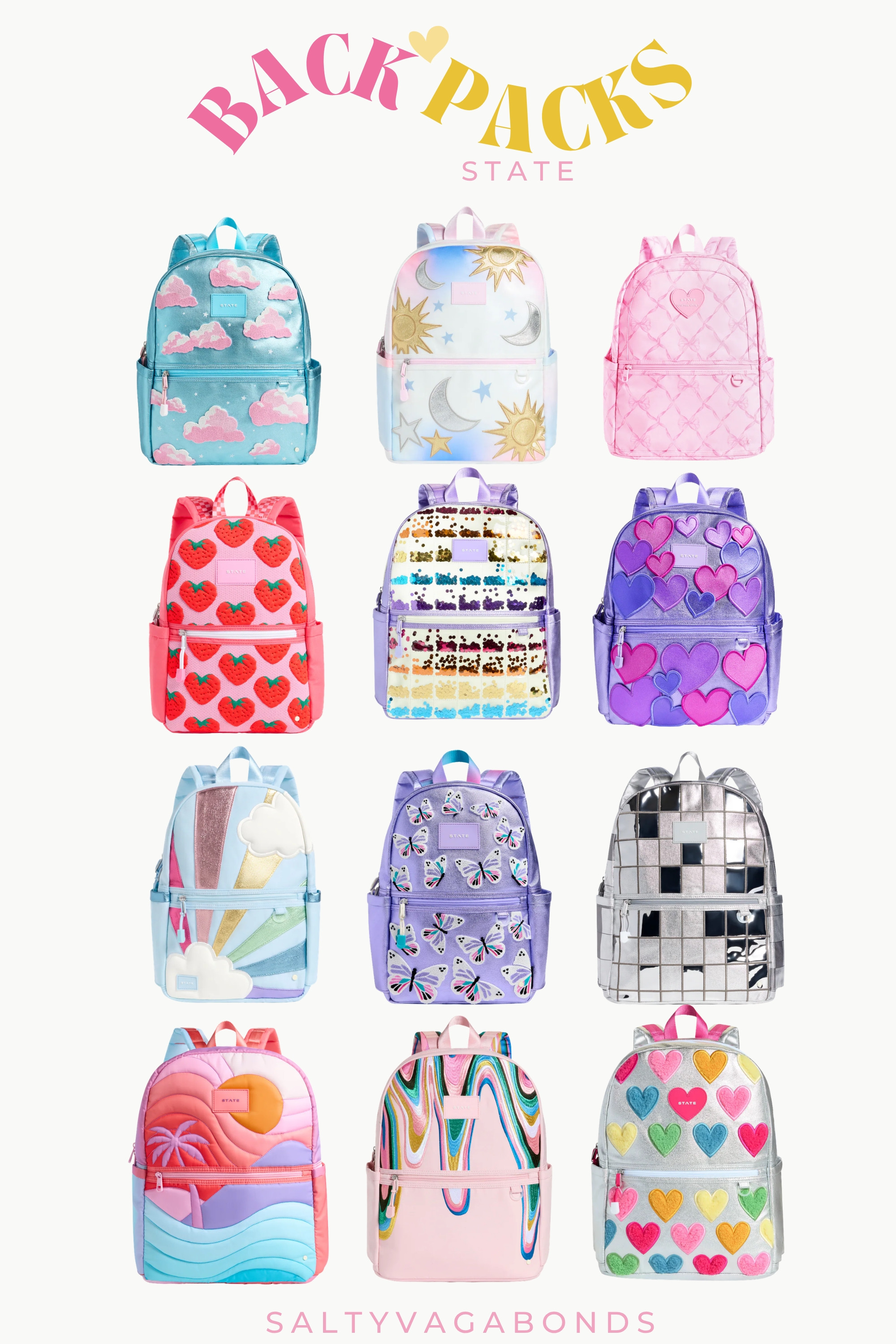Cute State Backpacks for School | Colorful Prints Kids Love

Shop State backpacks for back to school | bold, colorful, and playful prints in the perfect kid sizes. 

Durable, cute State backpacks for back to school | from rainbows and hearts to sequins. Cute school backpacks for girls and littles heading back to class. Back to school picks for 2026.

backpacks for school | backpacks for traveling | backpacks for girls | backpacks for school 2026 | backpacks 2026

#LTKKids #LTKSeasonal #LTKTravel