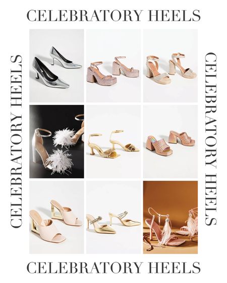 Celebrate in STYLE with these unexpected heel styles! 

#LTKHoliday #LTKshoecrush #LTKwedding