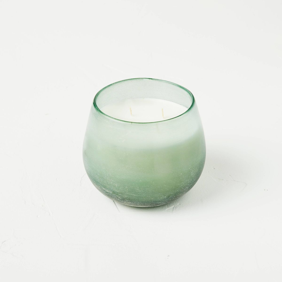 4-Wick Colored Glass Serenity Jar Candle Green 30oz - Casaluna™ | Target