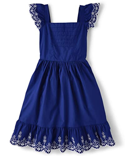Gymboree,Girls,Spring Matching Dress Adult, Kids, Baby,Medium,Navy Flutter- Mom | Amazon (US)