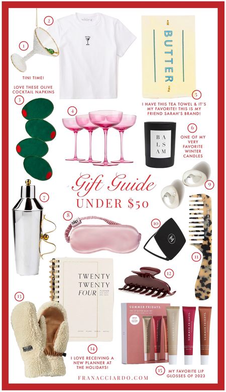 There’s a new gift guide on my blog (FranAcciardo.com) today! Gift ideas under $50 for any lovely lady in your life!

#LTKHoliday #LTKGiftGuide #LTKfindsunder50