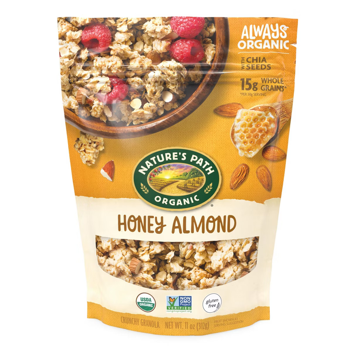 Nature's Path Organic Gluten Free Honey Almond Granola - 11oz | Target