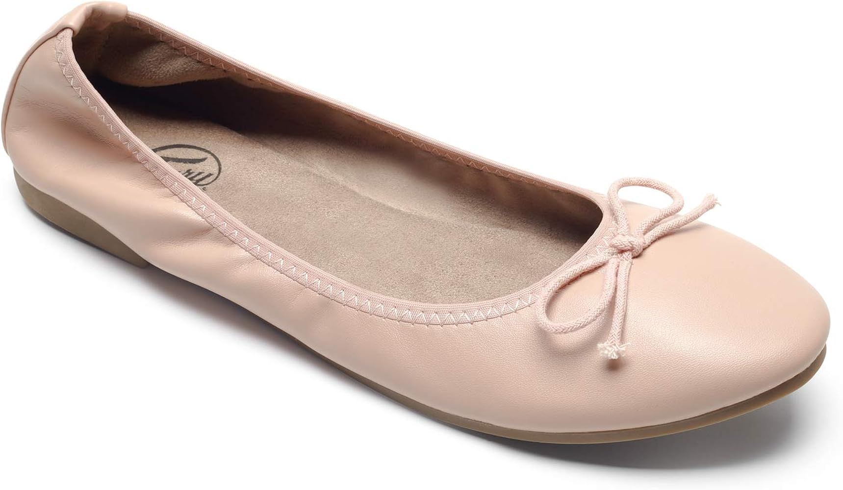 Trary Women’s Casual Slip on Bow Ballet Flats | Amazon (US)
