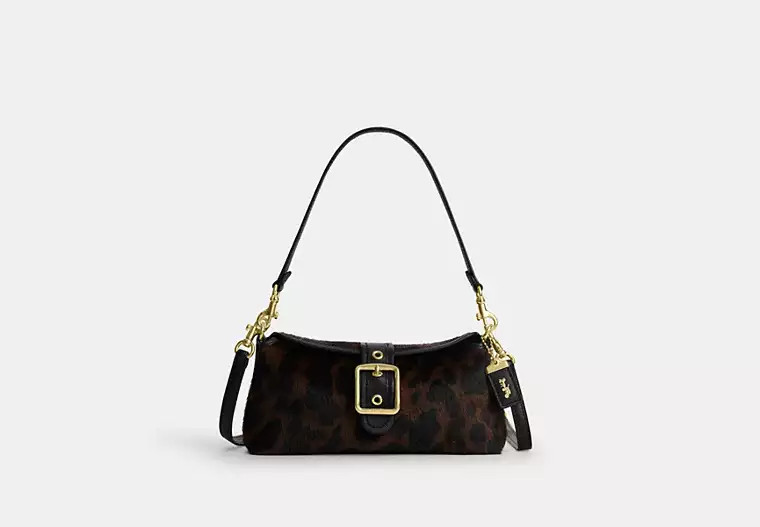 Abbie Shoulder Bag In Haircalf With Leopard Print | Coach (US)