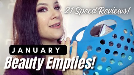My beauty empties for January. Check out my youtube for full reviews: @shersharesbeauty