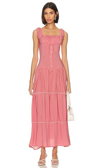 Frankies Bikinis Christabelle Maxi Dress in Red. - size S (also in L) | Revolve Clothing (Global)