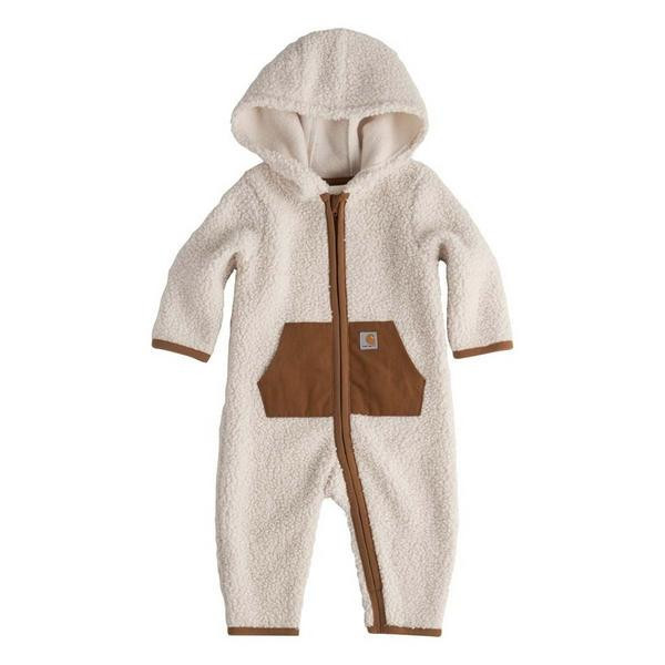 Carhartt Zip Front Sherpa Coverall Baby 9 mo. Turtledove | Scheels Sports