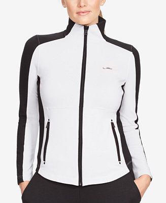 Lauren Ralph Lauren Plus Size Front-Zip Active Jacket | Macys (US)