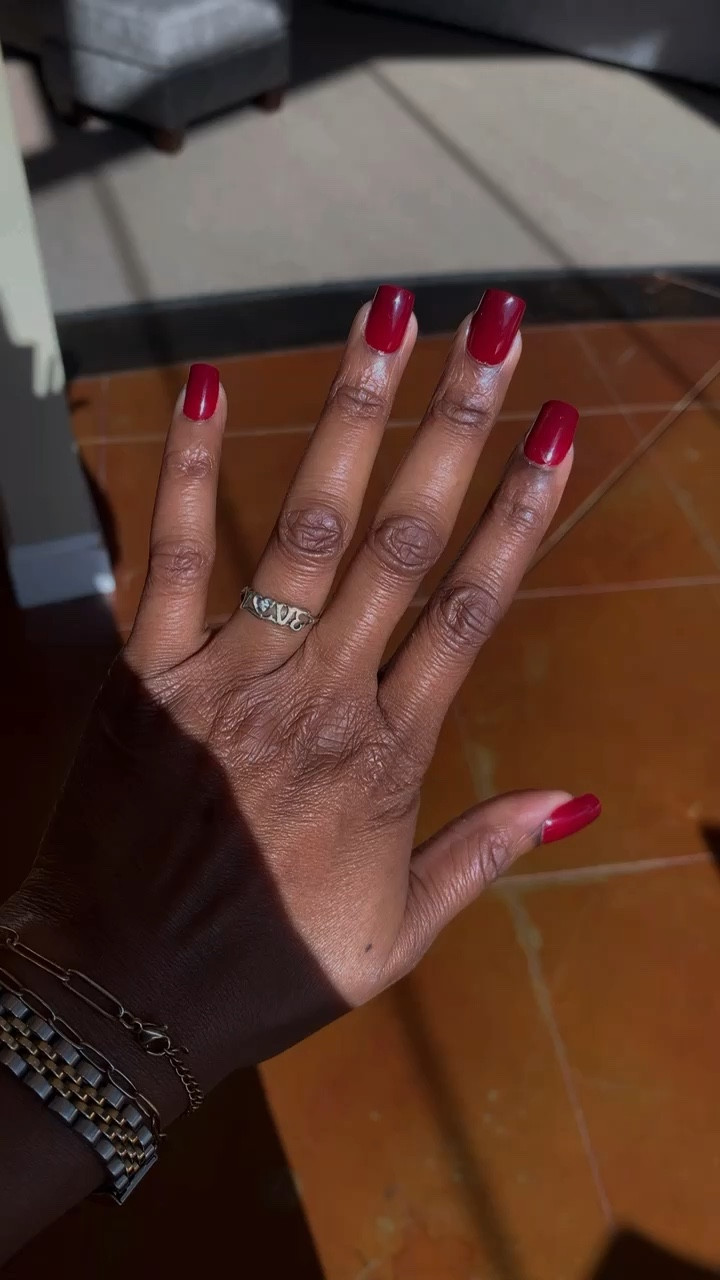 New Fall Nails! 💅🏾 This OPI Got the Blues for Red is stunning! It has a tint of black in it creating a more dark red tone! ❤️

#LTKGiftGuide #LTKstyletip #LTKHolidaySale