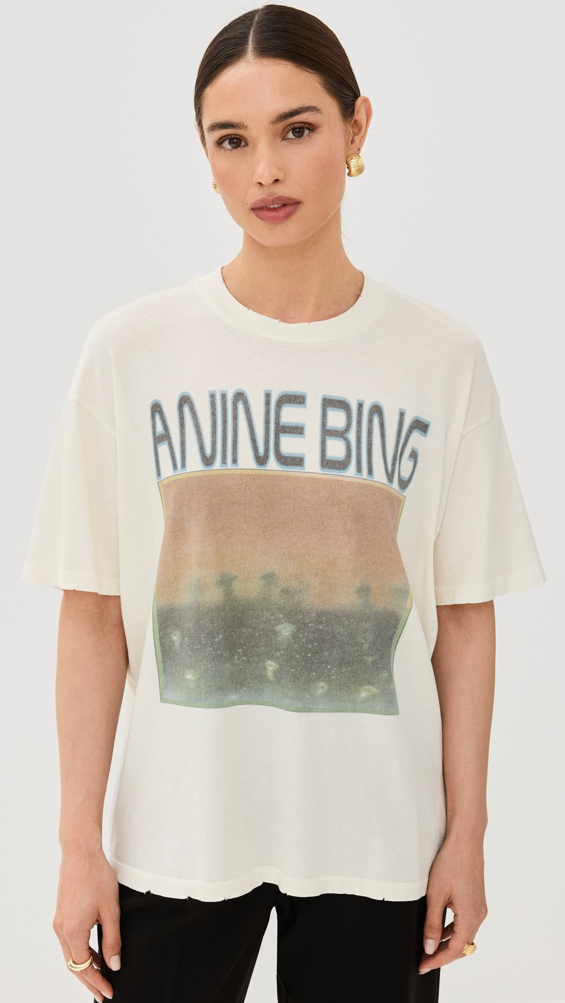 ANINE BING Cade Mushrooms Tee | Shopbop | Shopbop