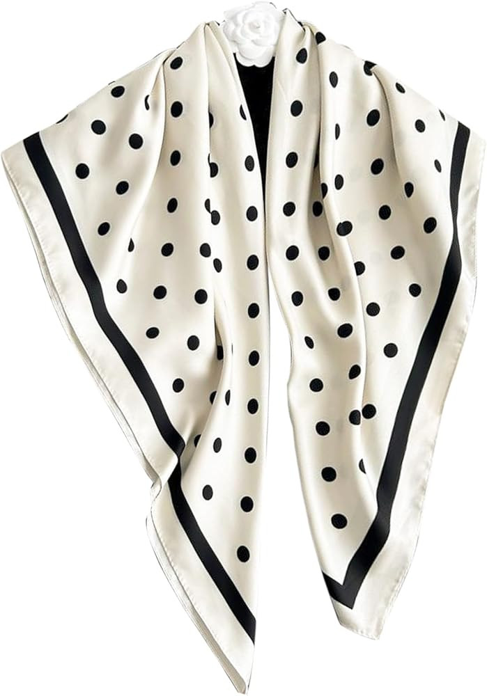 Hioyiwse Head Scarf For Women Hair Bandana 35" Large Square Satin Wrap Sleeping Neck Silk Satin H... | Amazon (US)