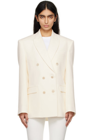 Off-White Double Breasted Blazer | SSENSE