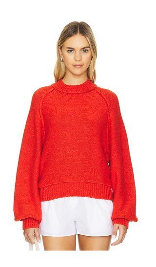 Riley Pullover in Fiery Red | Revolve Clothing (Global)