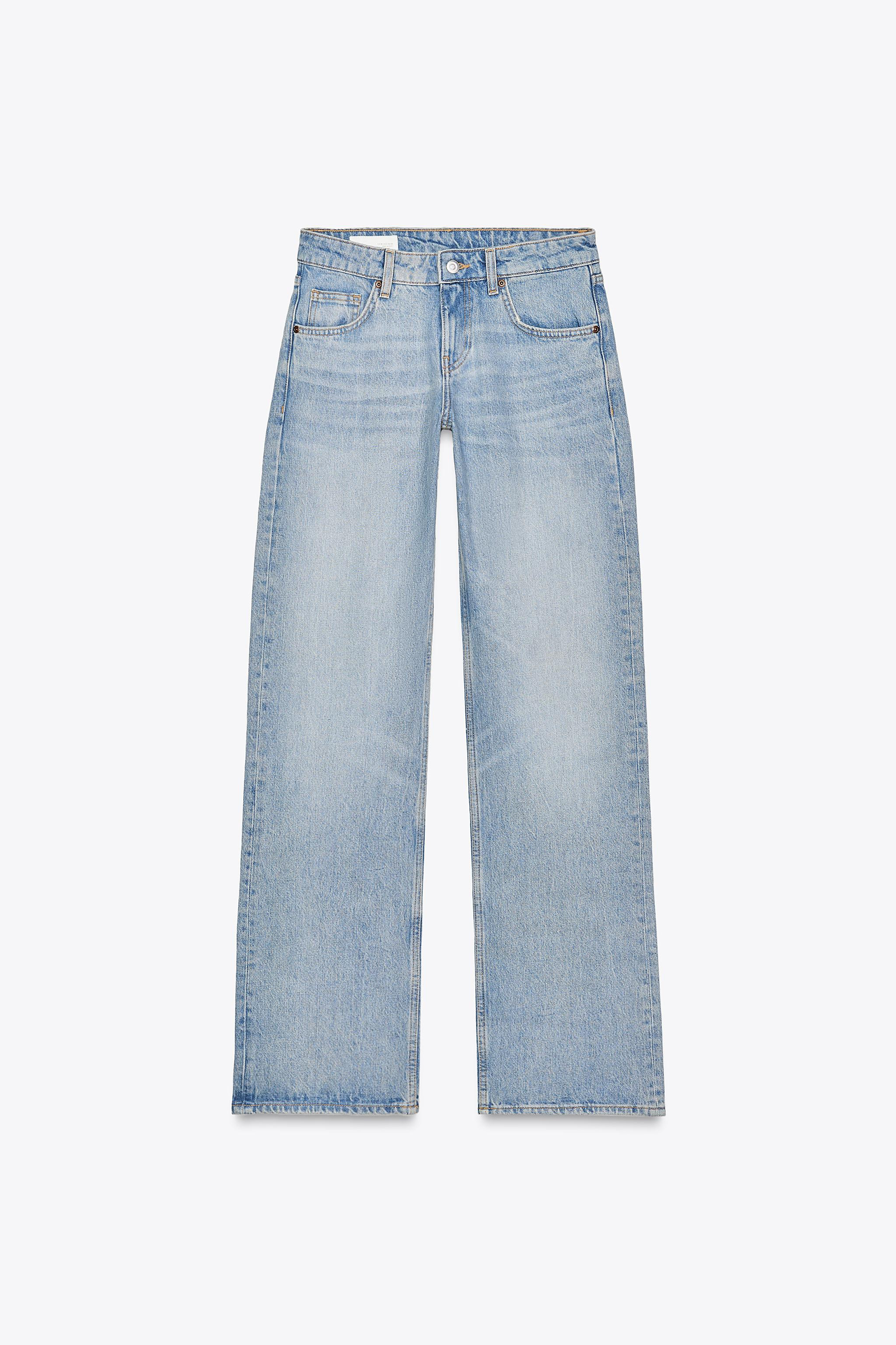 TRF LOW-RISE WIDE LEG JEANS | Zara US