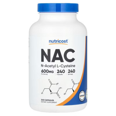 Nutricost NAC, 600 mg, 240 Capsules | Target