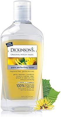 Dickinson's Original Witch Hazel Pore Perfecting Toner, 100% Natural, 16 Fl. Oz. | Amazon (US)