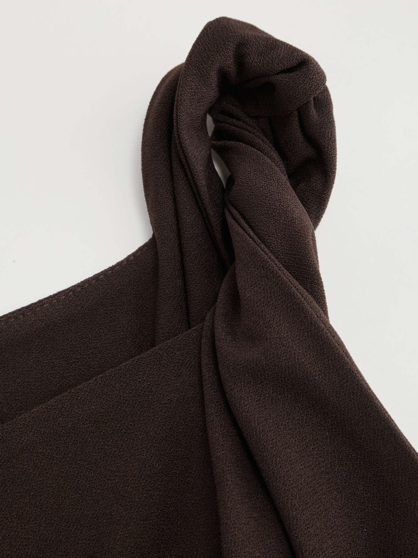 Boat Neck Asymmetrical Hem Ruched Tank Top | Cider