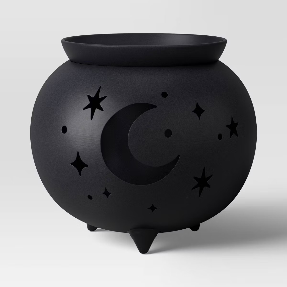 7" Small Metal Cauldron Planter Halloween Decorative Prop Black - Hyde and EEK! Boutique™ | Target