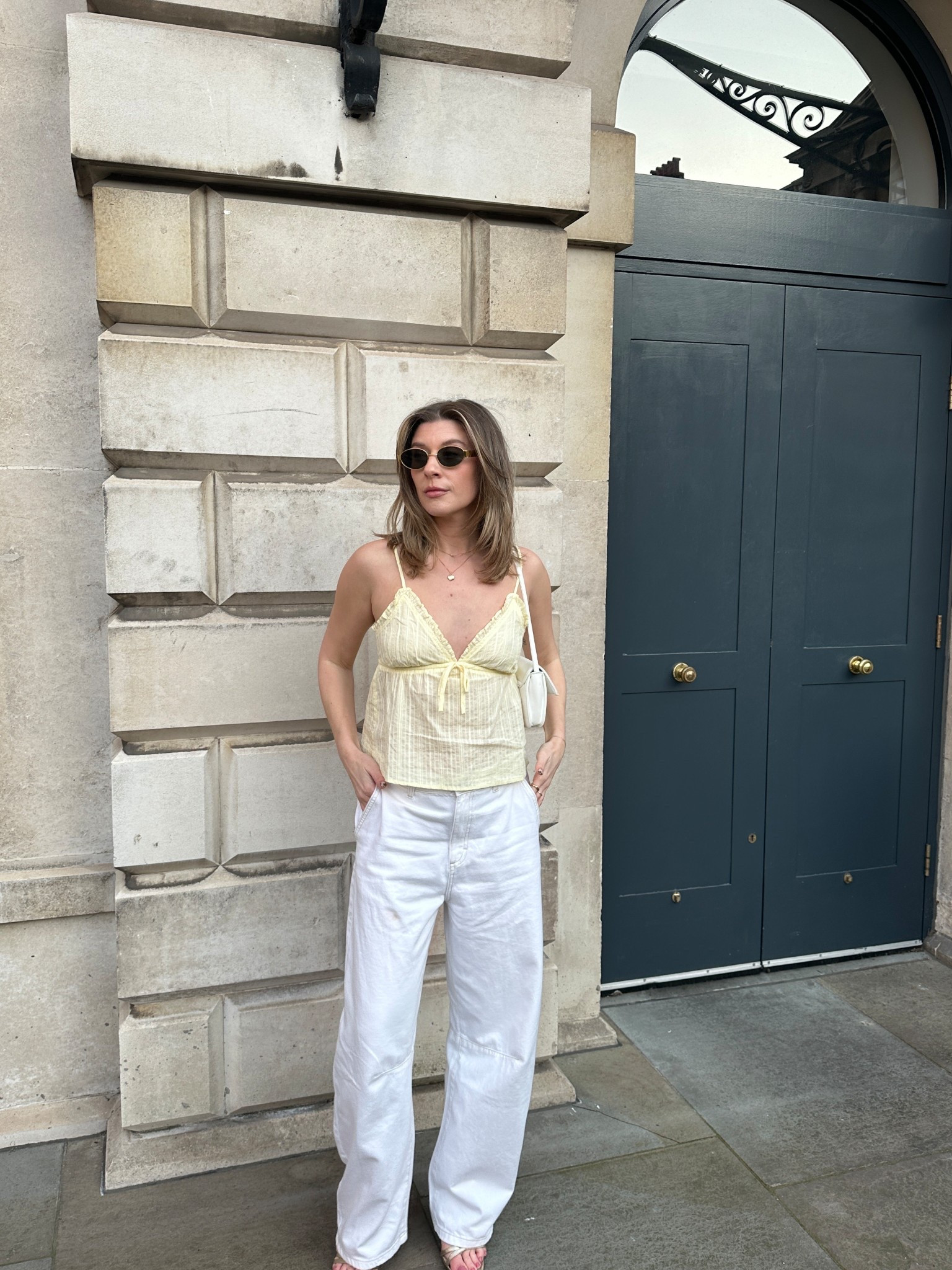 I was fighting for my life without the jacket hahaha but I loooove that butter yellow and barrel jeans are in 🧈  

#LTKspring #LTKuk